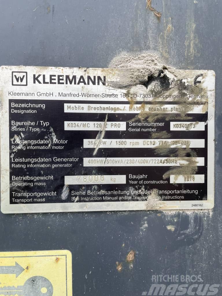 Kleemann K034 / MC 120 Z Pro Britadores móveis