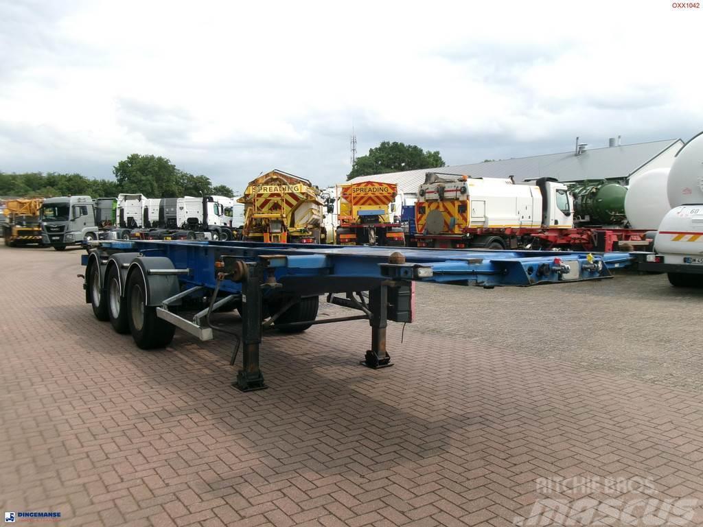 General Trailer 3-axle container trailer 20-25-30 ft Semi Reboques Porta Contentores