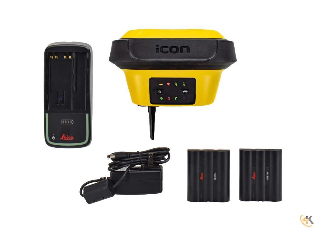 Leica iCON iCG70 900 MHz GPS Rover Receiver w/ Tilt Outros componentes