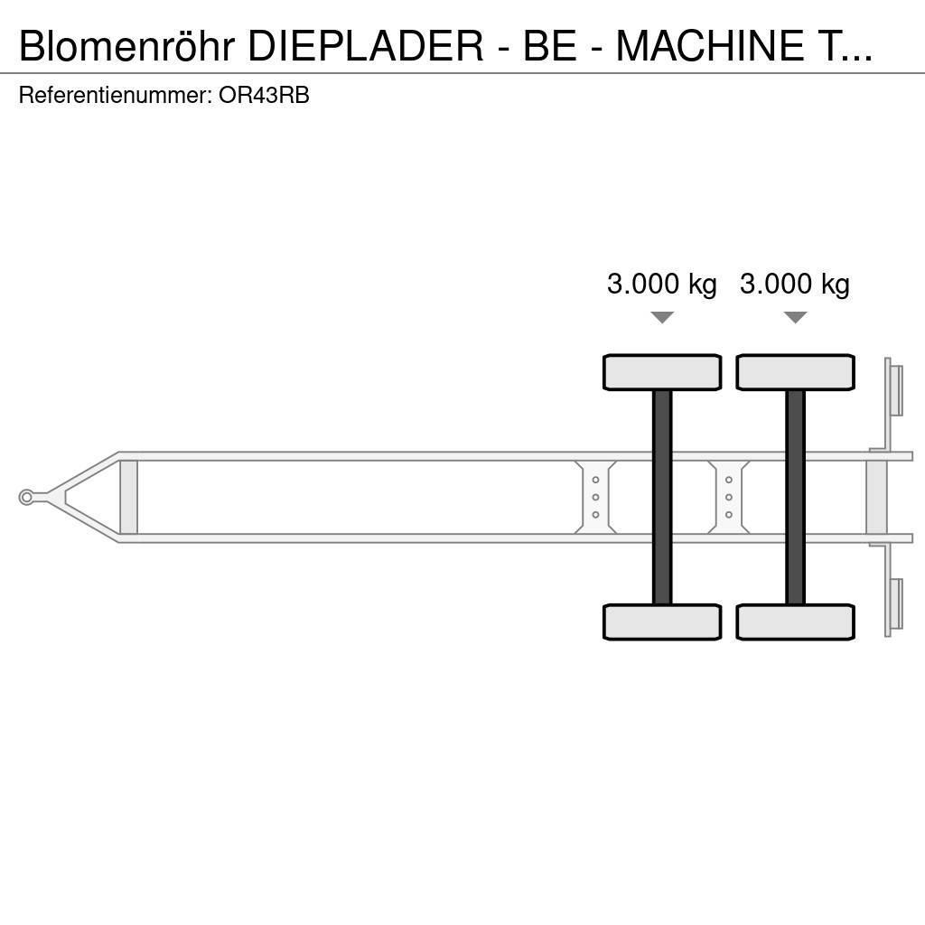  Blomenrohr DIEPLADER - BE - MACHINE TRANSPORT Reboques carga baixa
