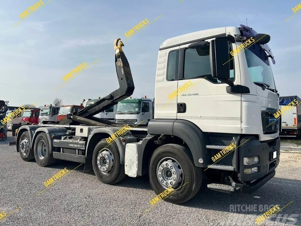 MAN TGS 35.480 35.480 TGS Abrollkipper 8x2 Euro5 ZF-In Outros Camiões