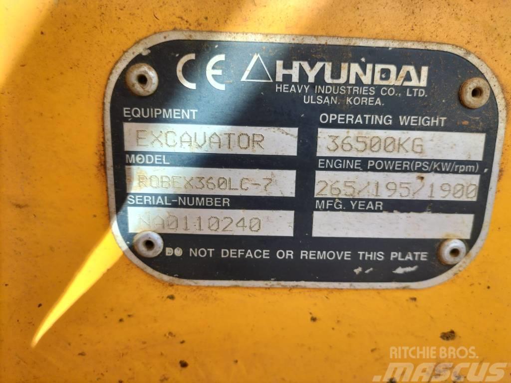 Hyundai Robex 360 LC-7 Escavadoras de rastos