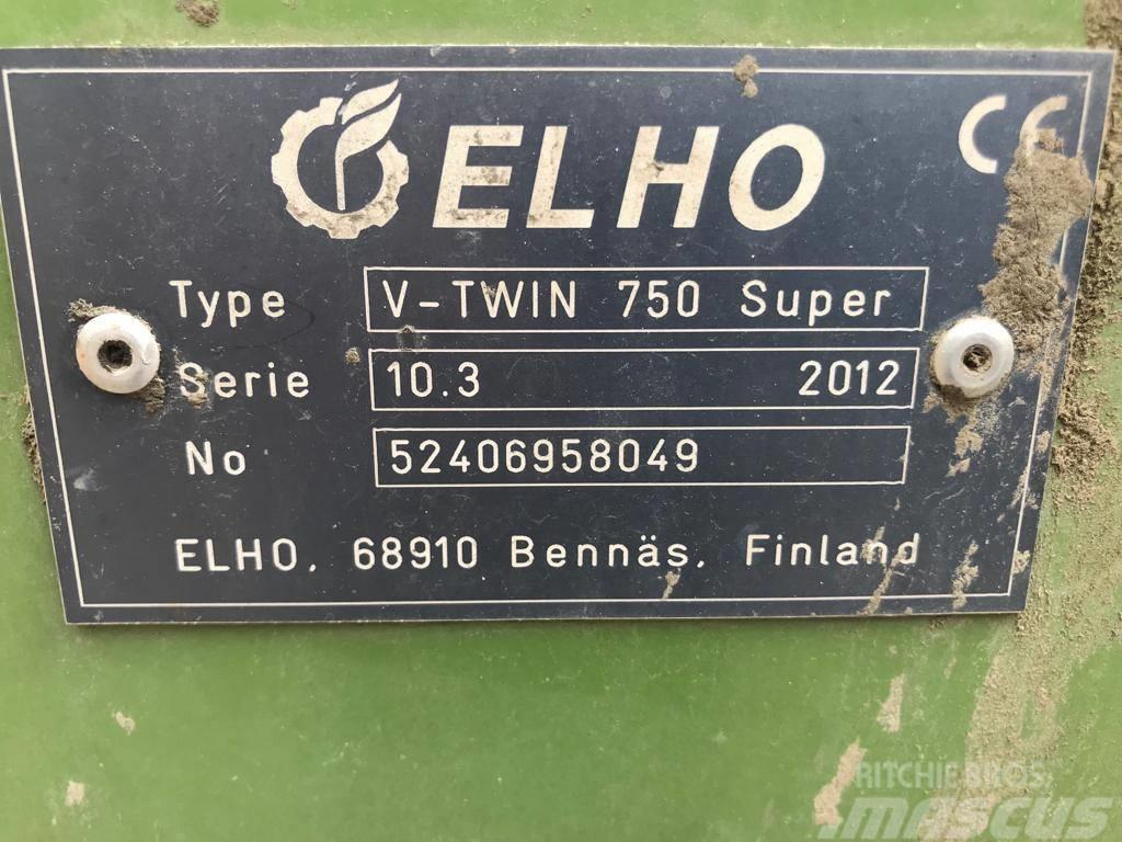 Elho V-Twin 750 S Gadanheiras-fileiras