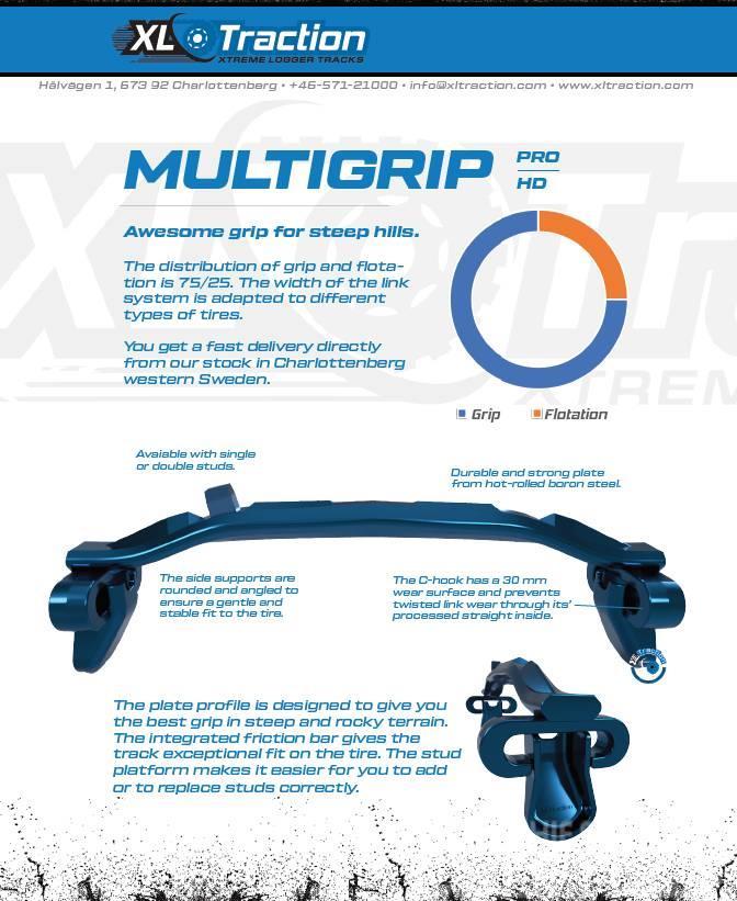 XL Tracks UNI + Multigrip 710-26.5" TRS2 /  FKF Rastos, correntes e material rodante
