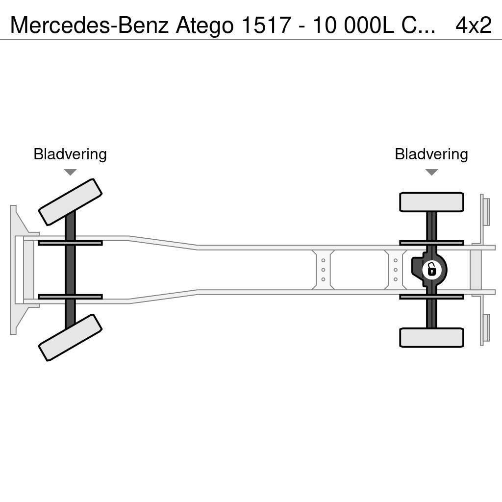 Mercedes-Benz Atego 1517 - 10 000L CARBURANT / FUEL - 4 COMP - L Camiões-cisterna