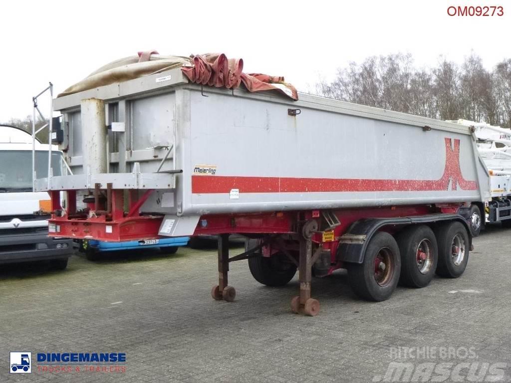 Meierling Tipper trailer alu 21 m3 + tarpaulin Semi Reboques Basculantes