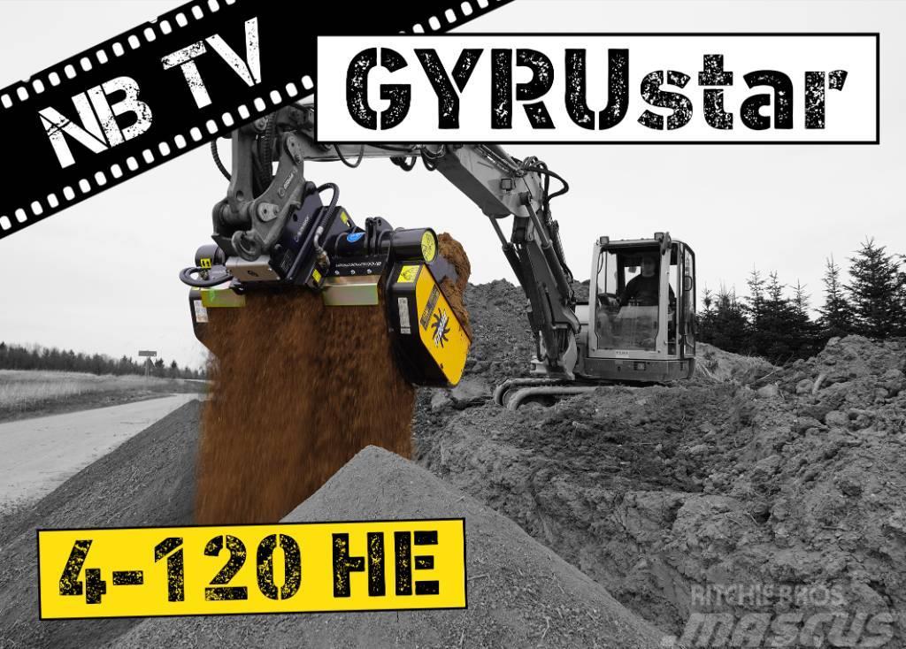 Gyru-Star 4-120HE | Siebschaufel Radlader & Bagger Baldes crivo
