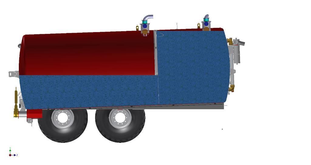 SlurryKat Vakuumvogn 11.000 ltr. Camiões-cisterna de lamas