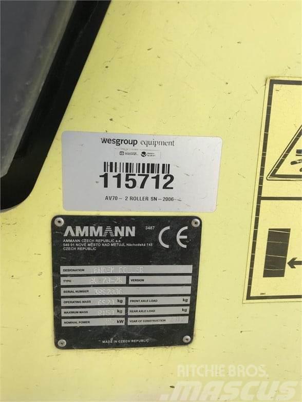 Ammann AV70-2 Cilindros Compactadores mistos