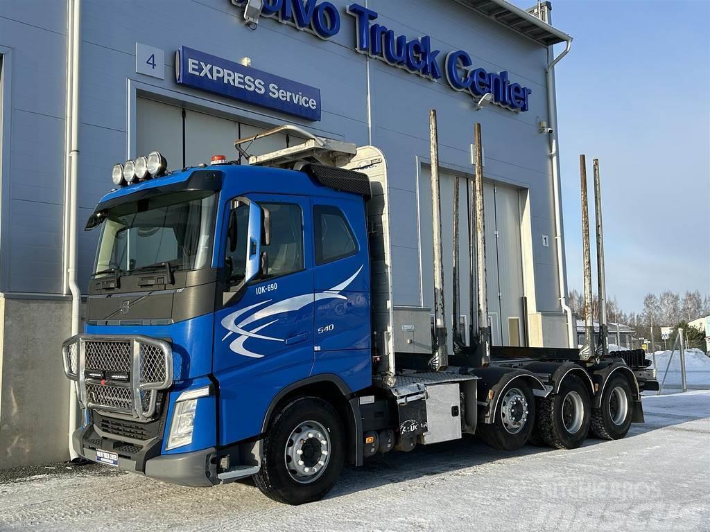 Volvo FH FH16 540 Euro 6 8x4 puuauto 2018 Camiões de transporte de troncos