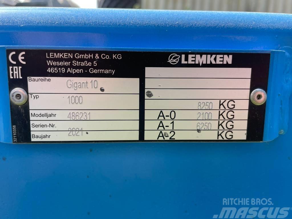 Lemken System Trac Gigant 10/1000 System-Kompaktor Cultivadoras