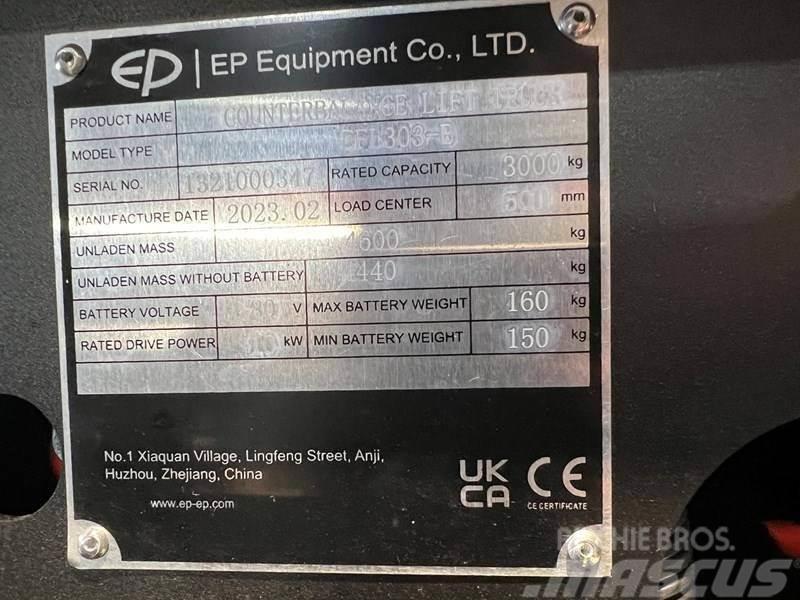 EP EFL303-B met een hefhoogte van 4,8 meter Empilhadores eléctricos