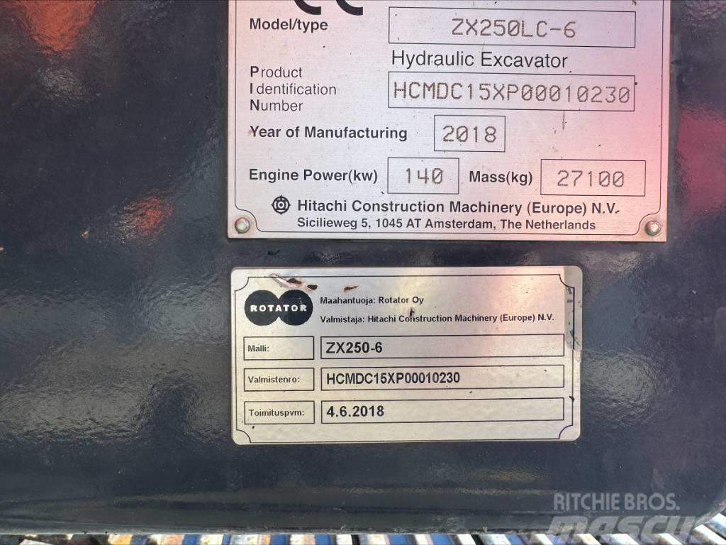 Hitachi ZX 250 LC N-6 Escavadoras de rastos