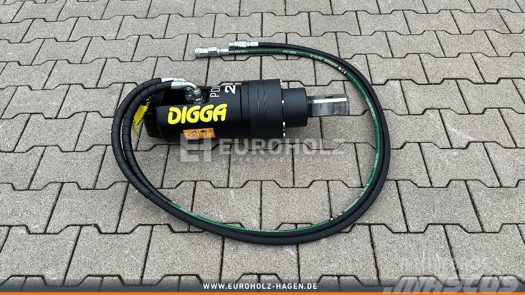  [Digga] Digga PDX2 Erdbohrer Motor mit Schläuchen Perfuradoras