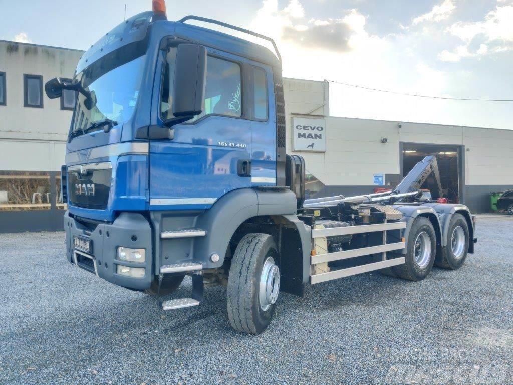 MAN TGS 33.440 6x4 Container Euro5 Camiões Ampliroll