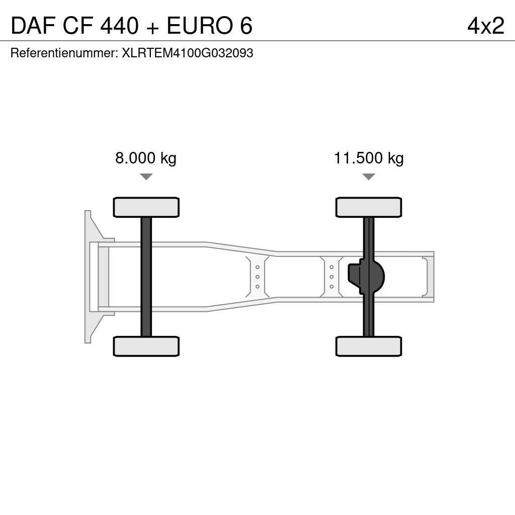 DAF CF 440 + EURO 6 Tractores (camiões)