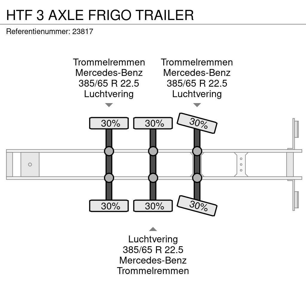 HTF 3 AXLE FRIGO TRAILER Semi Reboques Isotérmicos