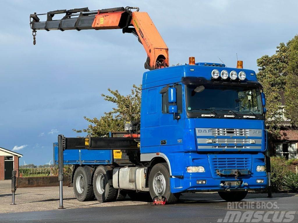 DAF XF 95.480 6x4!! MANUEEL PALFINGER PK42502!!CRANE/K Tractores (camiões)