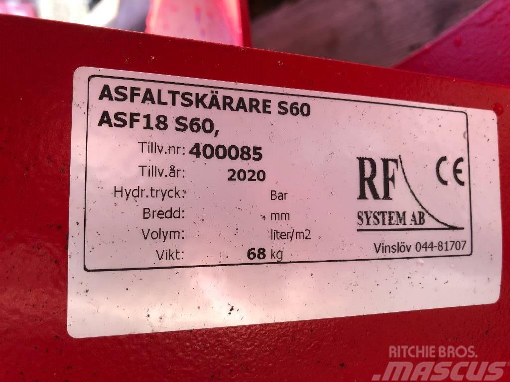Rf-system RF Asfaltskärare S60 Cortadores