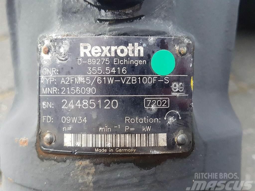 Rexroth A2FM45/61W-R902156090-Drive motor/Fahrmotor Hidráulica