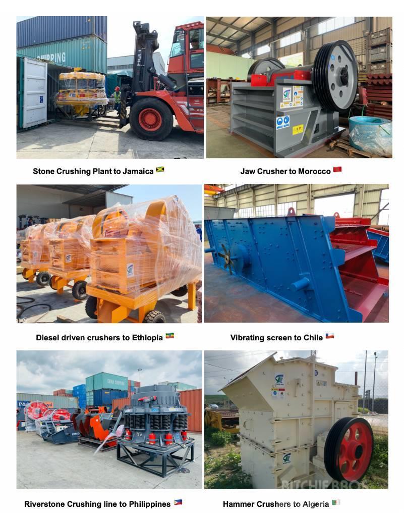 Kinglink belt conveyor for aggregates transport Outros