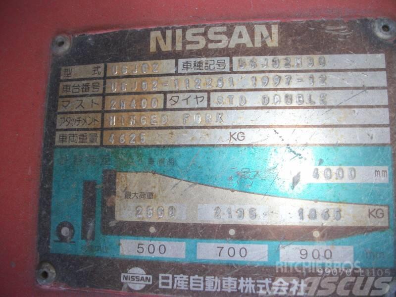 Nissan UGJ02M30 Empilhadores a gás