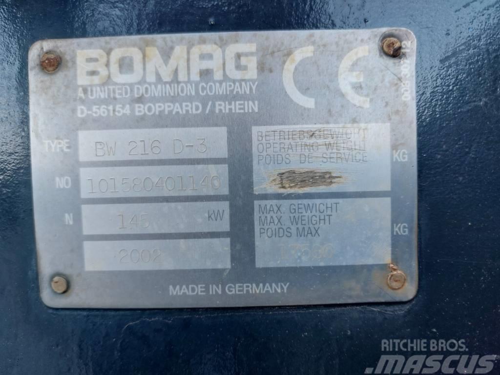 Bomag BW 216 D-3 Cilindros Compactadores monocilíndricos