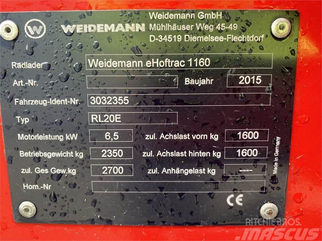 Weidemann 1160 EHOFTRAC Carregadora multifunções