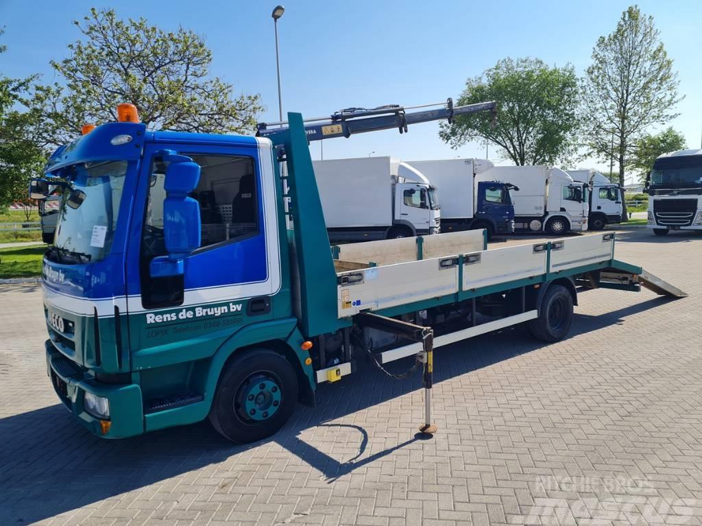 Iveco EUROCARGO 100E18 crane Nl brief Camiões de Transporte Auto