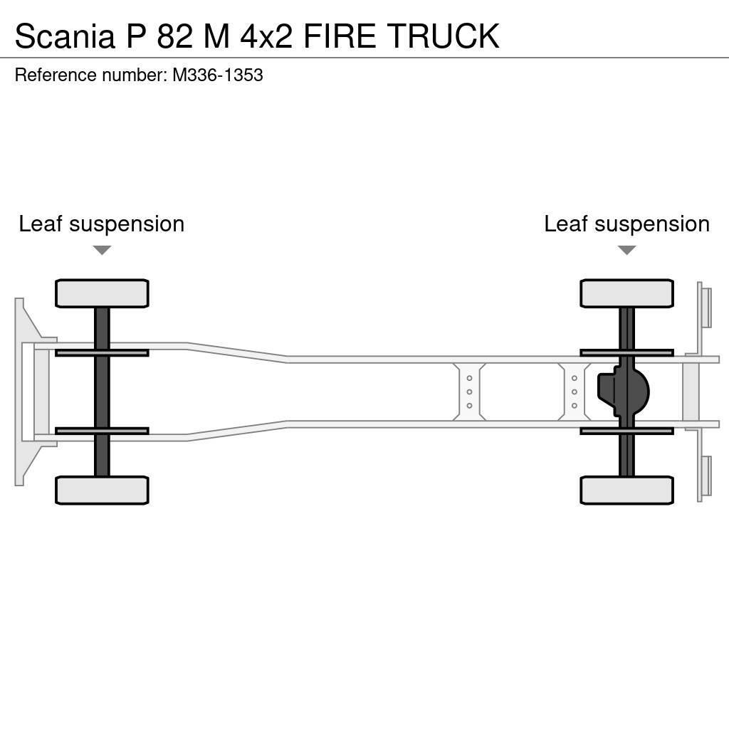 Scania P 82 M 4x2 FIRE TRUCK Carros de bombeiros