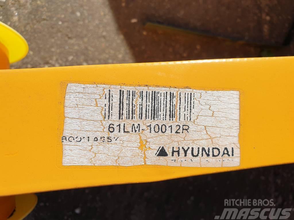 Hyundai Loader boom HL757 Chassis e suspensões