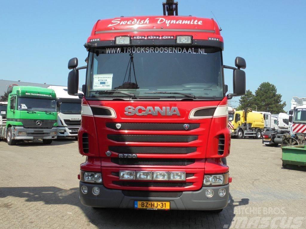 Scania R730 V8 + Euro 5 + Loglift 115Z + 6X4 + DISCOUNTED Gruas Todo terreno