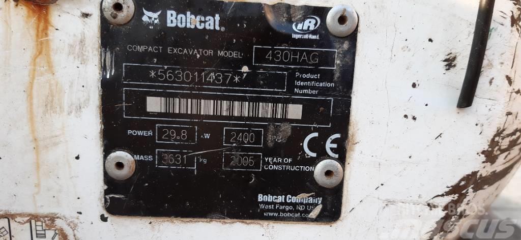 Bobcat 430 HAG Mini Escavadoras <7t