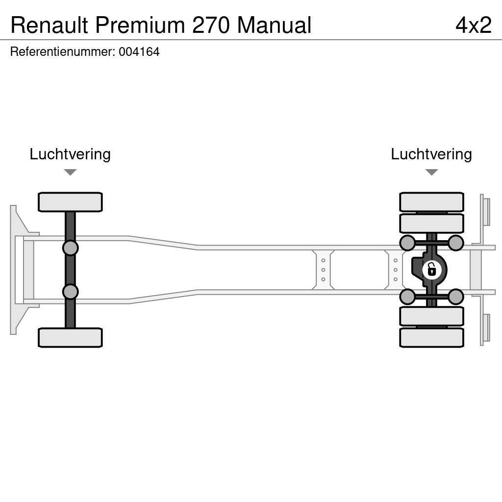 Renault Premium 270 Manual Camiões estrado/caixa aberta