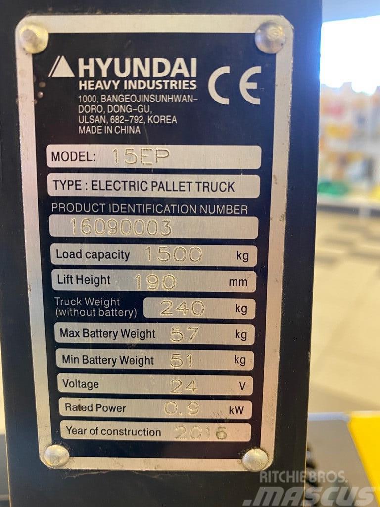 Hyundai 15EP Porta palettes
