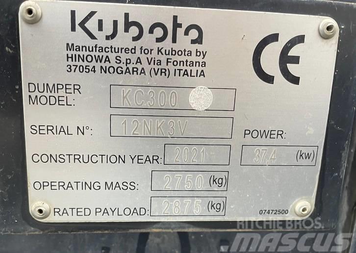 Kubota KC300HR-5 Dumpers de lagartas