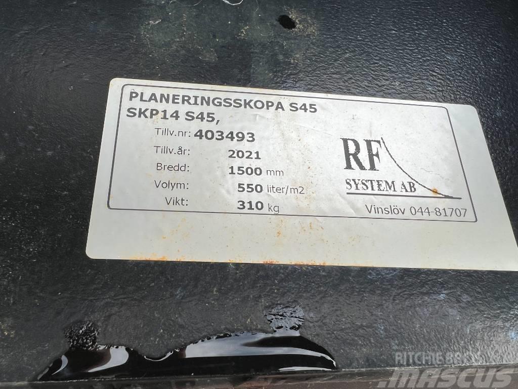  Övrigt Lastning och Gräv RF Skoppaket S45 Retroescavadoras