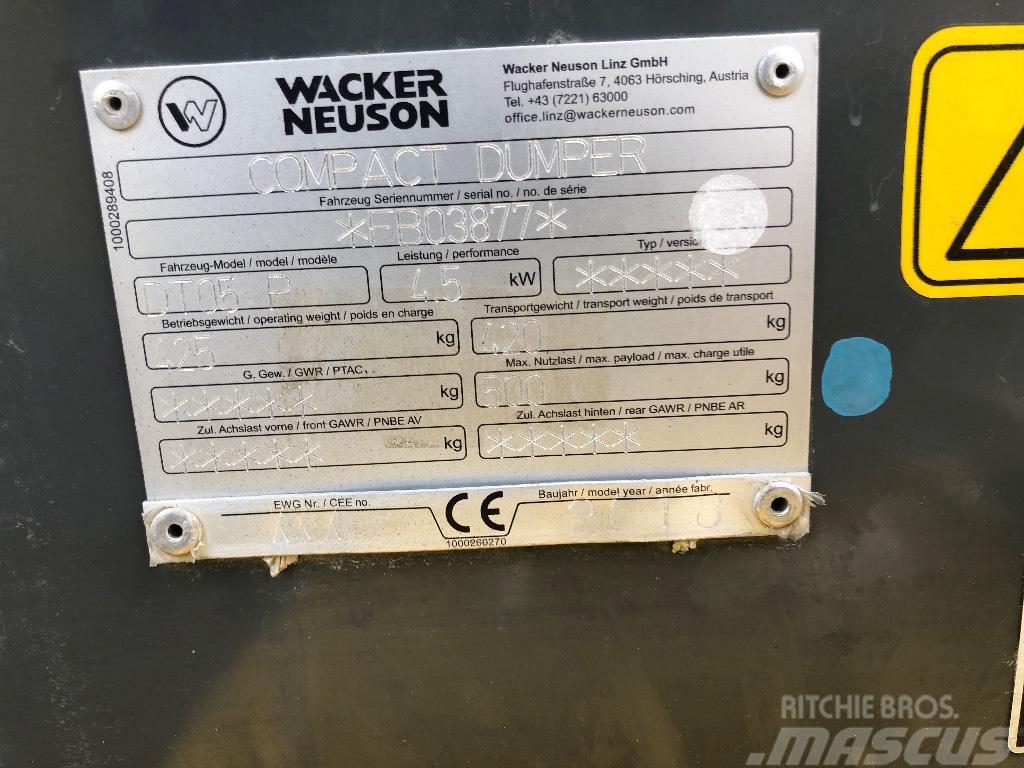 Wacker Neuson DT 05 Dumpers de lagartas