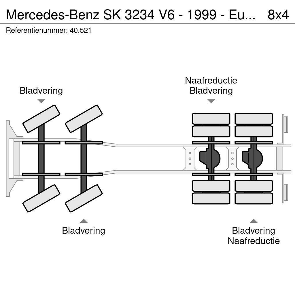 Mercedes-Benz SK 3234 V6 - 1999 - Euro 2 - Big Axles - Full stee Camiões de chassis e cabine