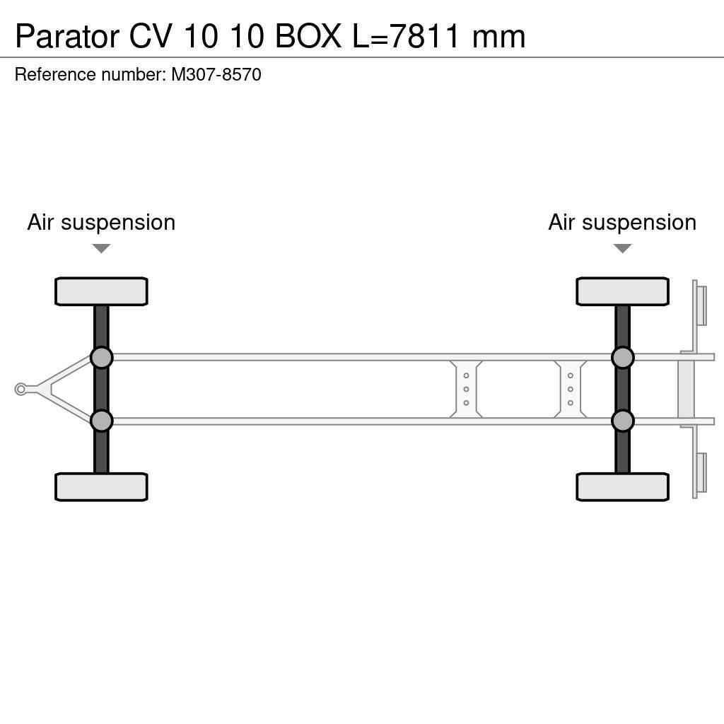 Parator CV 10 10 BOX L=7811 mm Reboques Porta Contentores