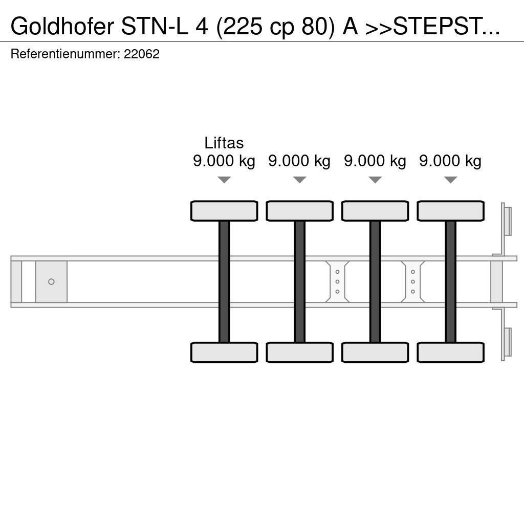 Goldhofer STN-L 4 (225 cp 80) A >>STEPSTAR<< (CARGOPLUS® tyr Semi Reboques Carga Baixa
