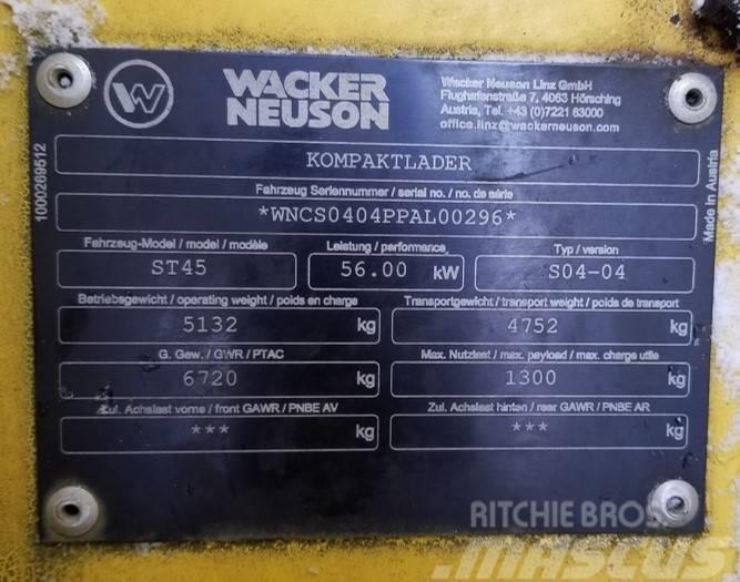 Wacker Neuson ST45 Pás Carregadoras de rastos