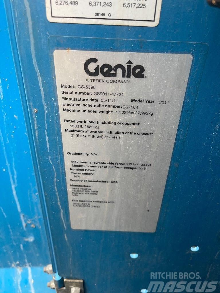 Genie GS 5390 Elevadores de tesoura