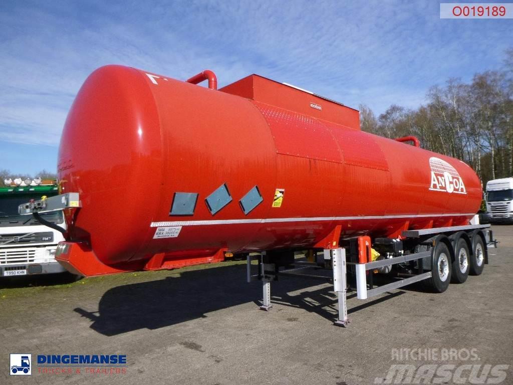 Cobo Bitumen tank inox 34 m3 / 1 comp Semi Reboques Cisterna