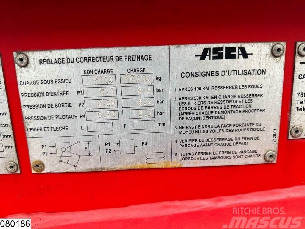 Asca Chassis 10, 20, 30, 40, 45 FT container transport Semi Reboques Porta Contentores