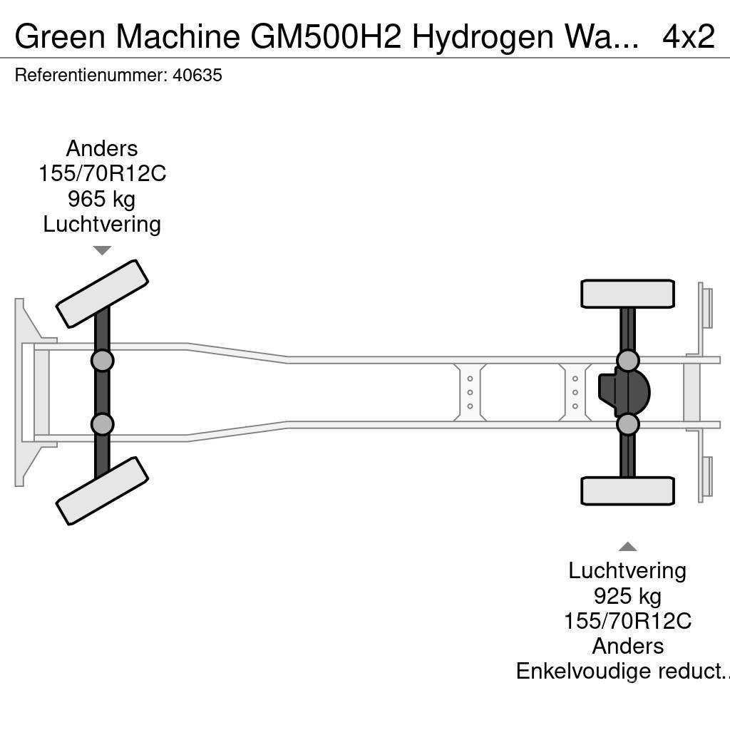 Green Machines GM500H2 Hydrogen Waterstof Sweeper Camiões varredores