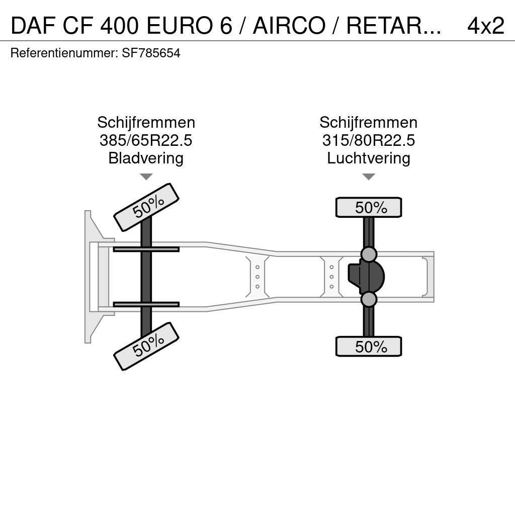 DAF CF 400 EURO 6 / AIRCO / RETARDER Tractores (camiões)