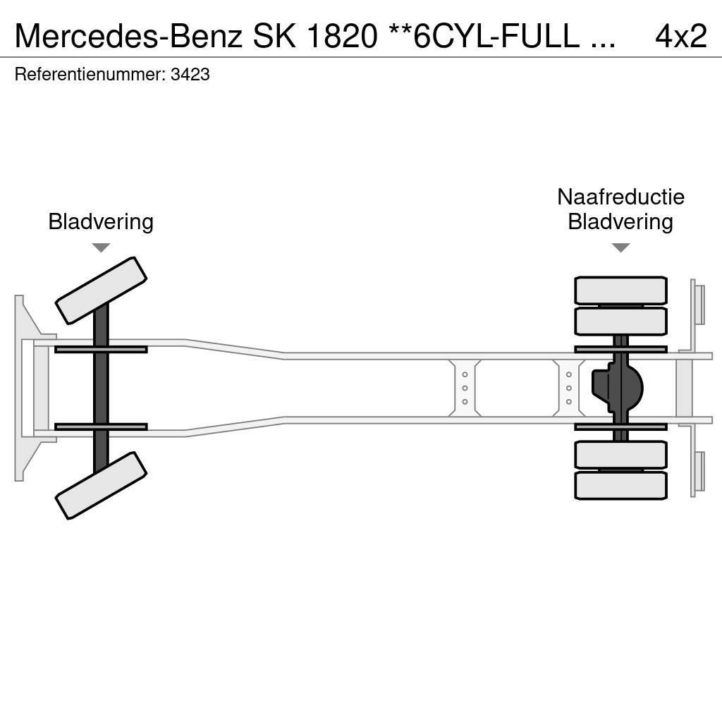 Mercedes-Benz SK 1820 **6CYL-FULL STEEL-BIG AXXLE** Camiões multibenne