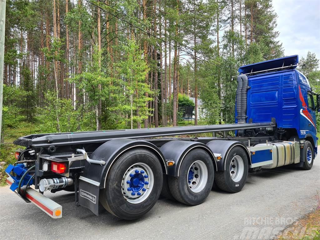 Volvo FH500 8x4 Tridem Camiões caixa desmontável com elevador de cabo