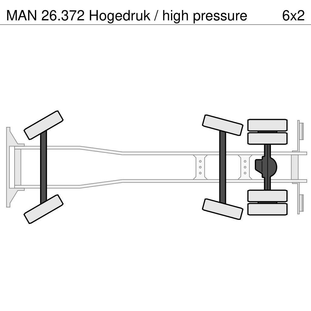 MAN 26.372 Hogedruk / high pressure Camiões Aspiradores Combi